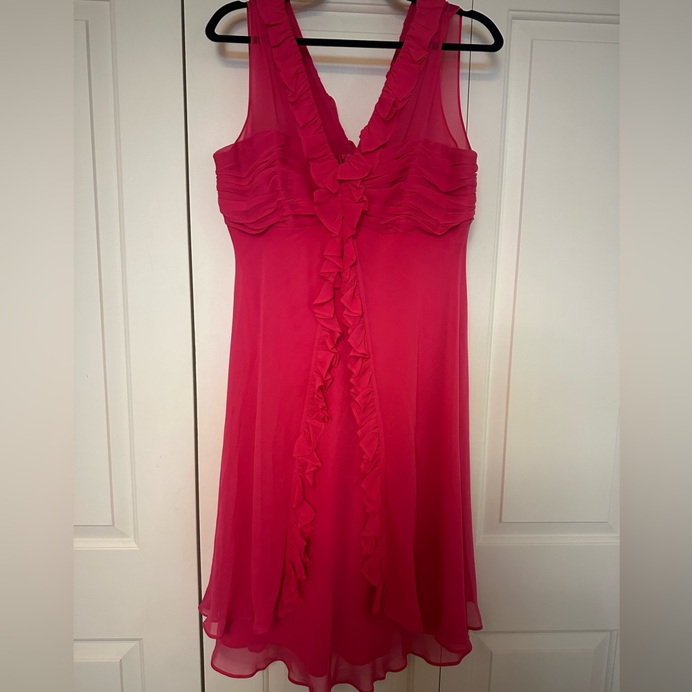 Donna Rico pink dress EUC size 12